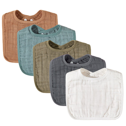 Adjustable Baby Bib Made of Cotton