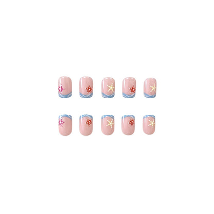 Nail Art Set with Beach Theme