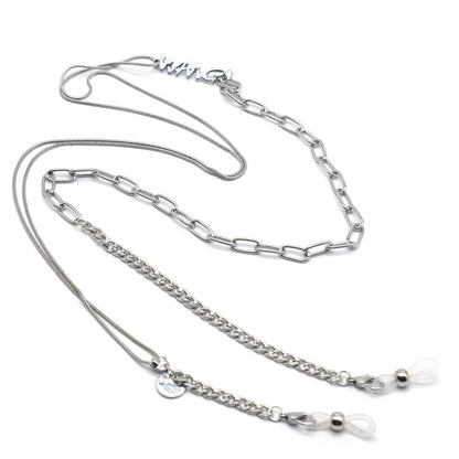 Gold-Plated Eyewear Chain with Adjustable Design