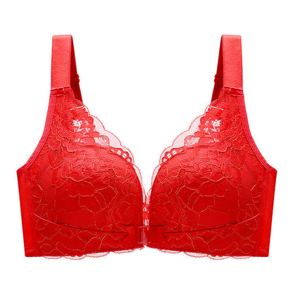 Front Closure Wireless Bra in Amber Color