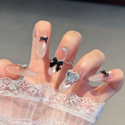 Set of 3D Decorative Press-On Nail Art