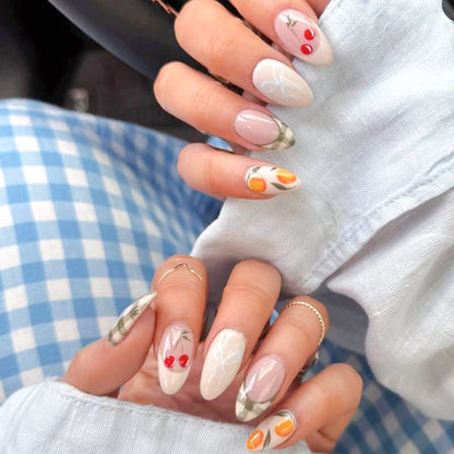 Fruit Accent Press-On Nail Art Design Kit