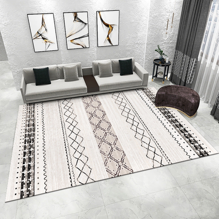 Geometric Design Area Rug with Abstract Pattern