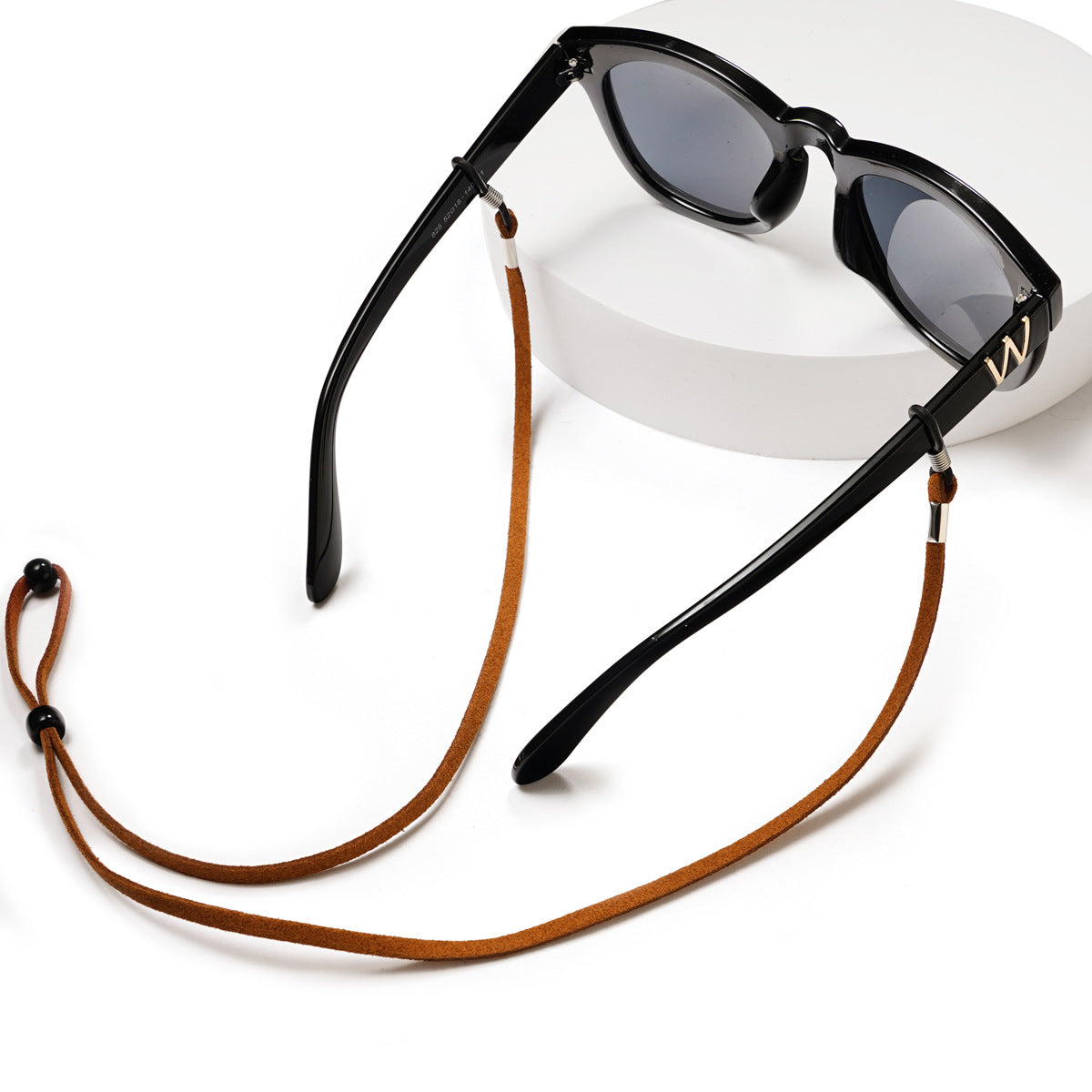 Suede Eyewear Strap with Adjustable Fit
