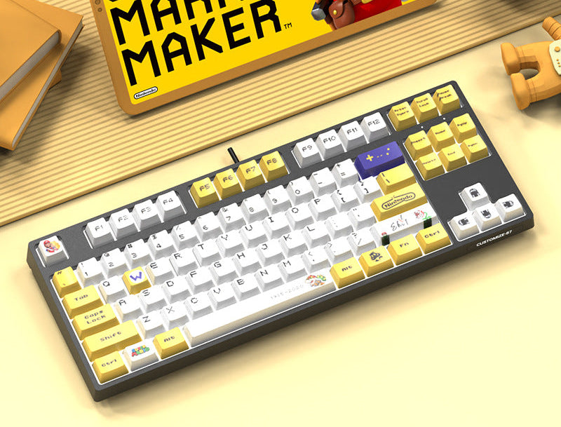 Custom Mechanical Keyboard with 87 Keys