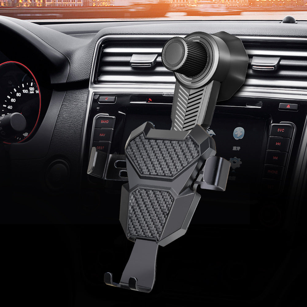 360-Degree Rotating Car Mount for Smartphones with Adjustable Air Vent Clip