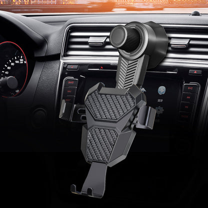 360-Degree Rotating Car Mount for Smartphones with Adjustable Air Vent Clip