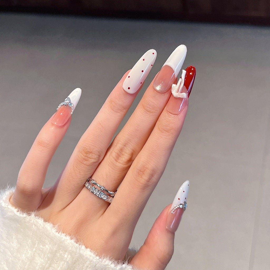 Set of 3D Decorative Press-On Nail Art
