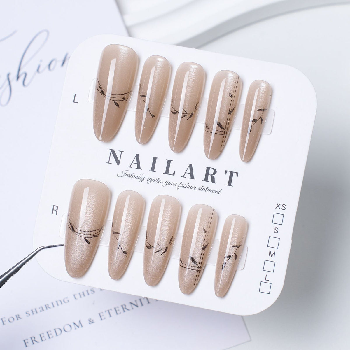 Cute Character Design Press-On Nail Set