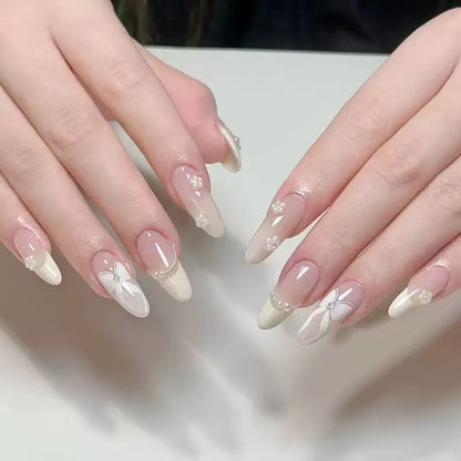 Creative Press-On Stiletto Nail Art Design