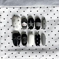 Black White