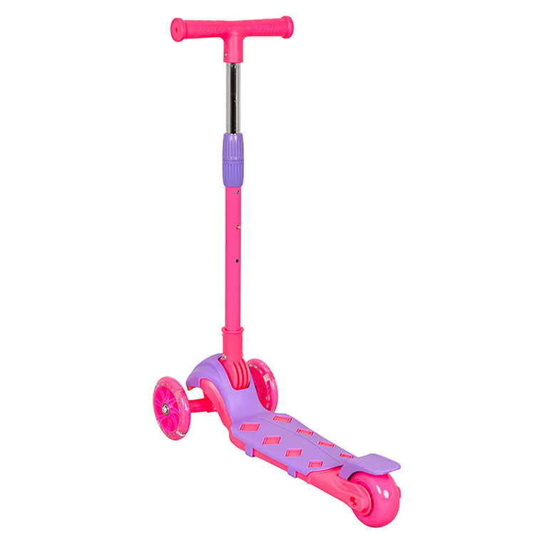 Lean-to-Steer Scooter with Adjustable Features