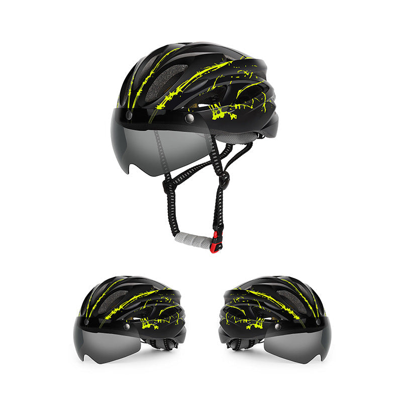 Cycling Helmet with Built-in Visor – Aerodynamic Design