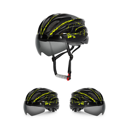 Cycling Helmet with Built-in Visor – Aerodynamic Design