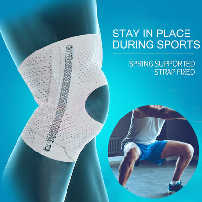 Open Patella Knee Support Brace with Adjustable Design