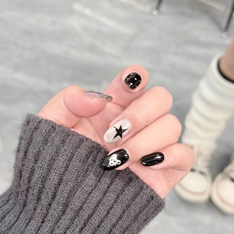 Glitter Nail Art Set with Ombre Design