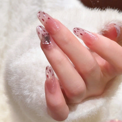 Press-On Nails with Artistic Ocean Theme Design