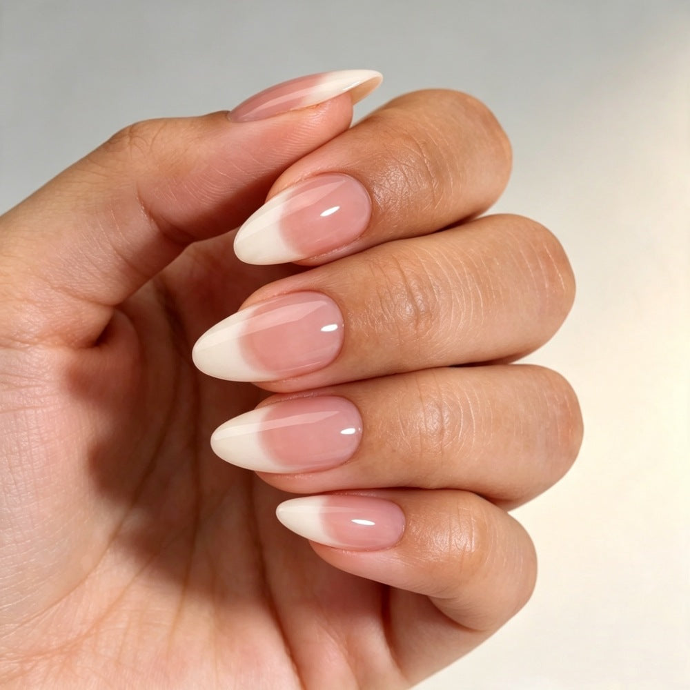 Glossy Press-On Nail Set in Almond Shape
