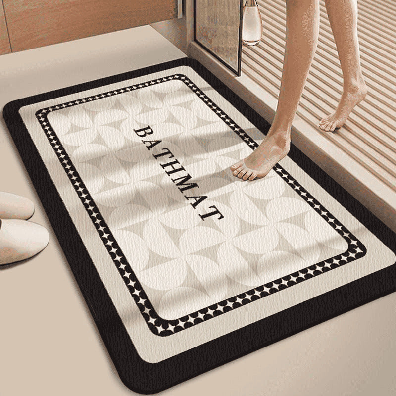 Plush Bath Mat with High Absorbency for Luxury Bathrooms