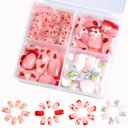 Themed Press-On Nail Set – Artistic Collection