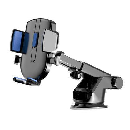 Telescopic Car Phone Holder – Adjustable Suction with Gravity Lock and Full Rotation