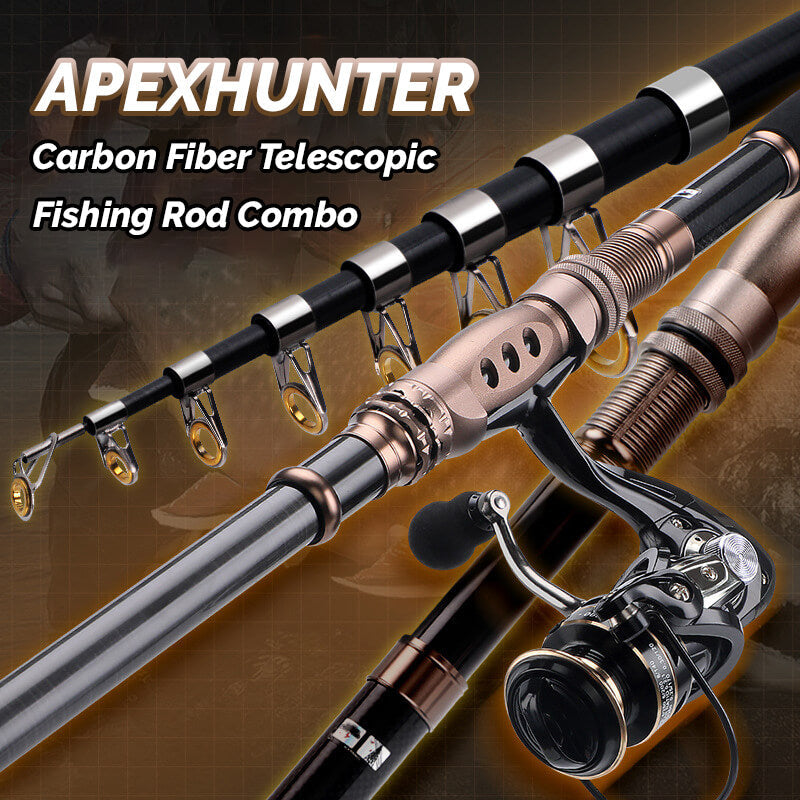 TravelMate Telescopic Fishing Rod - Lightweight & Compact