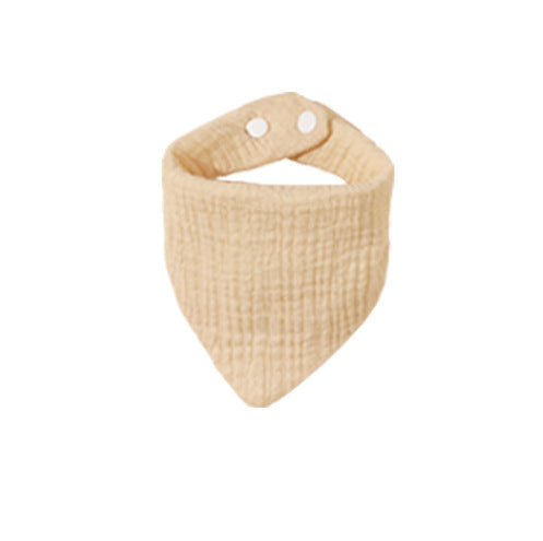 Adjustable Bandana Bib in Muslin Fabric