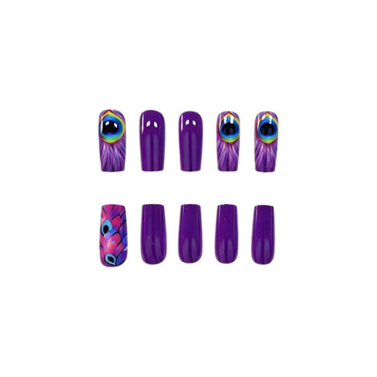 Peacock Design Nail Art Decoration