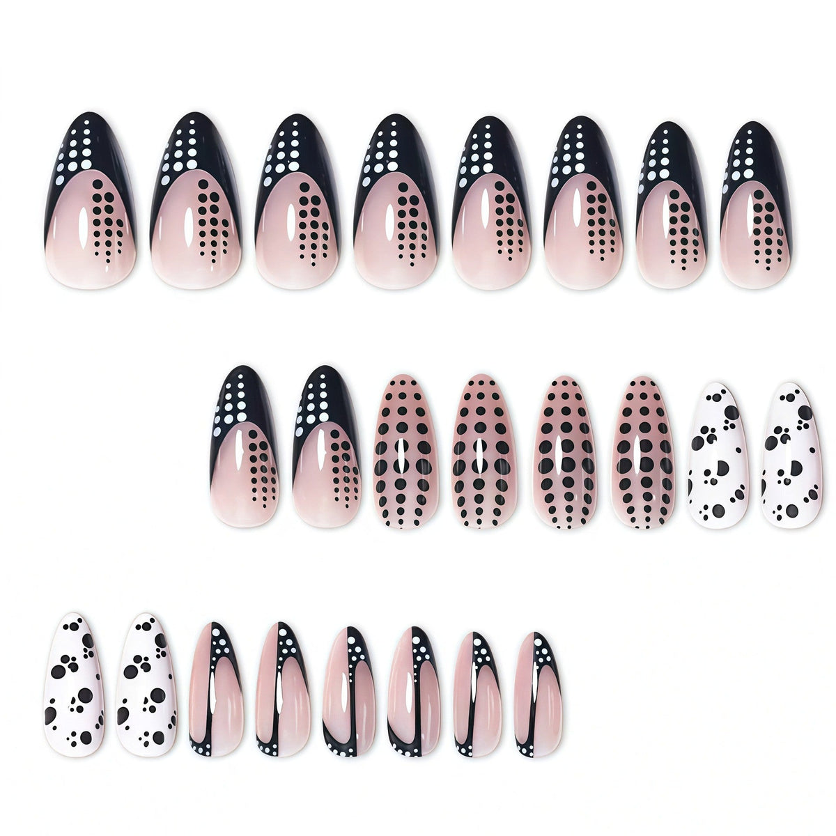 Pointed Nail Art Enhancements - Creative Design