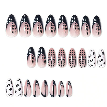 Pointed Nail Art Enhancements - Creative Design