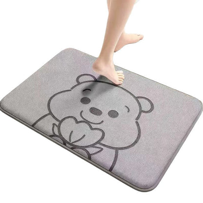 Cartoon Design Bath Mat – Highly Absorbent and Comfortable