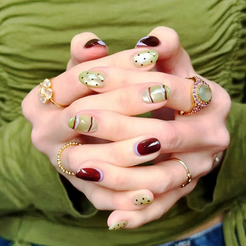 Glitter Nail Art Set with Ombre Design