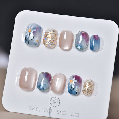 Set of 3D Decorative Press-On Nail Art