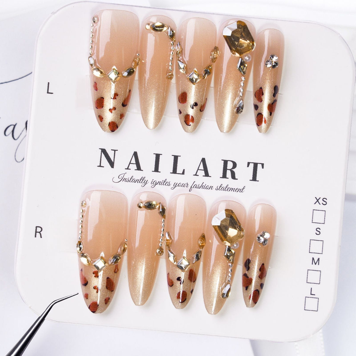 Cute Character Design Press-On Nail Set