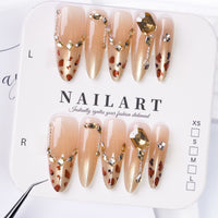 Gold Brown Leopard