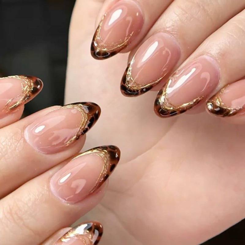 Glittering Stiletto Nail Art Design