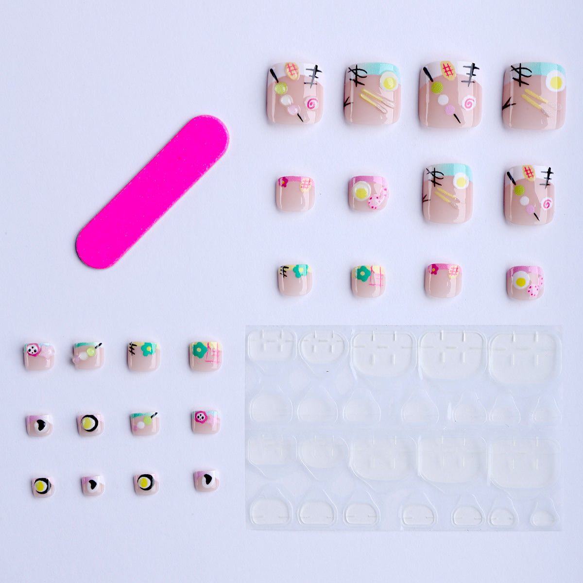 Artistic Toenail Design Patterns