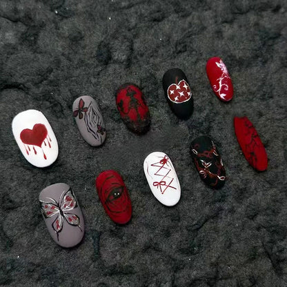 Glitter Nail Art Set with Ombre Design