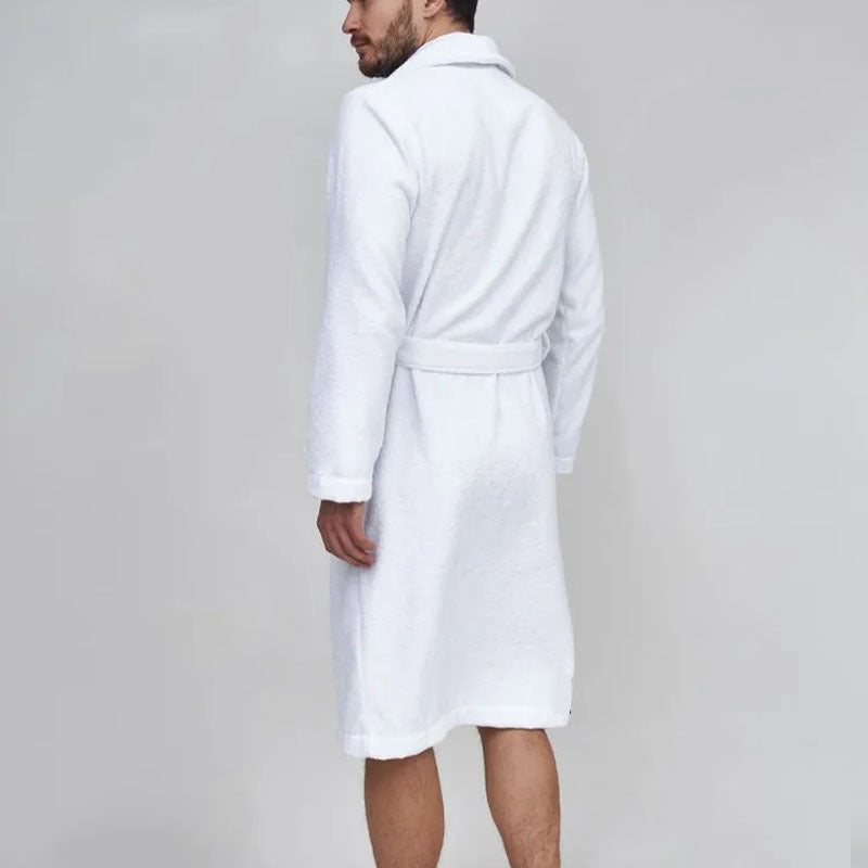 Cozy Terry Bathrobe for Men with Belt