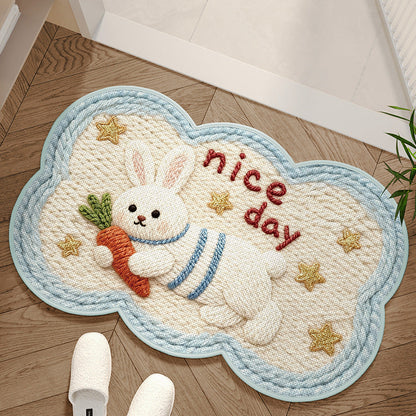 Charming Area Mat with Dog Design