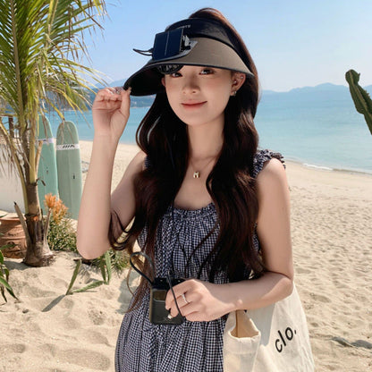 Sun Visor with UV Protection and Built-In Smartphone Holder