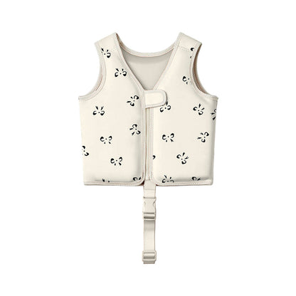 Swim Vest with Adjustable Fit and Floral Pattern