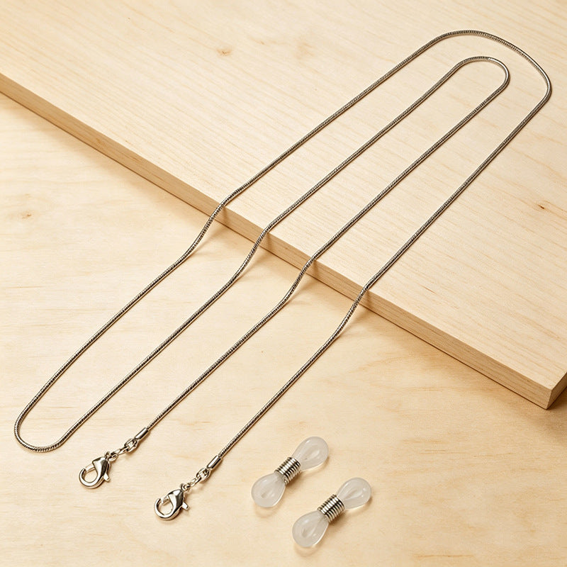 Metal Sunglasses Chain with Adjustable Design