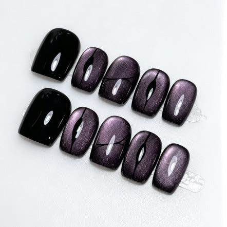 Press-On Nails with Artistic Ombre Design