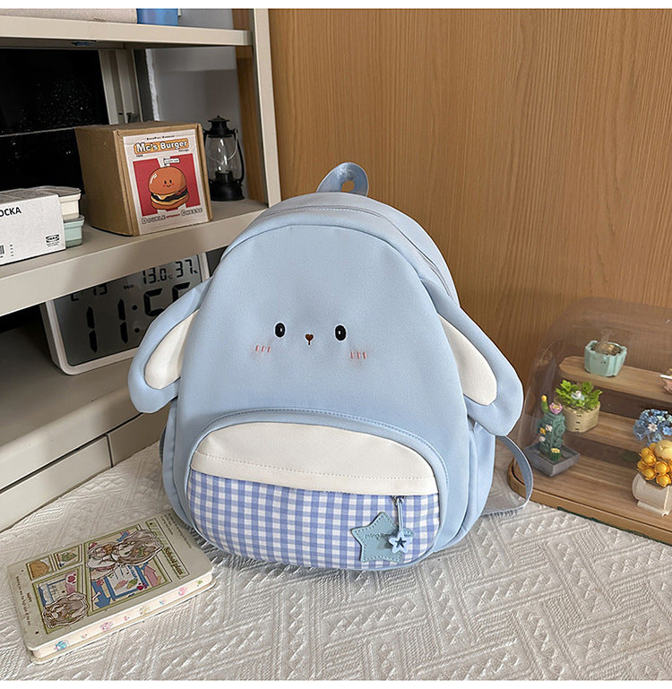 Mini Backpack with Cute Bunny Ears for School