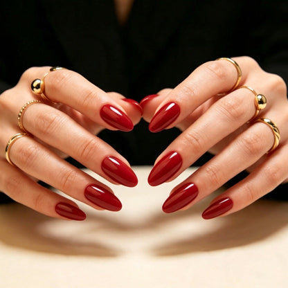 Glossy Press-On Nails in Almond Shape