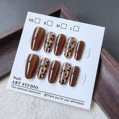 Modern Leo Design Acrylic Nail Set