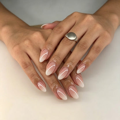 Elegant Press-On Nails in Almond Shape
