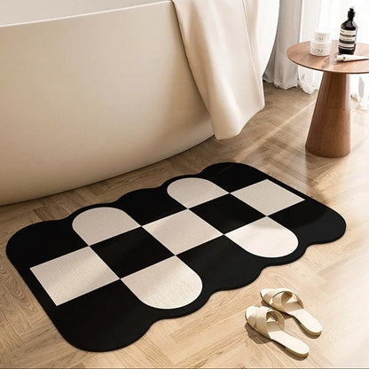 Contemporary Area Rug with Abstract Pattern