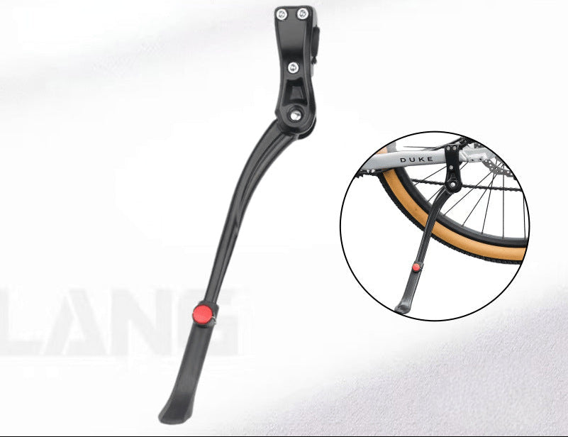 Quick-Release Clamp Adjustable Rear-Mounted Bicycle Kickstand